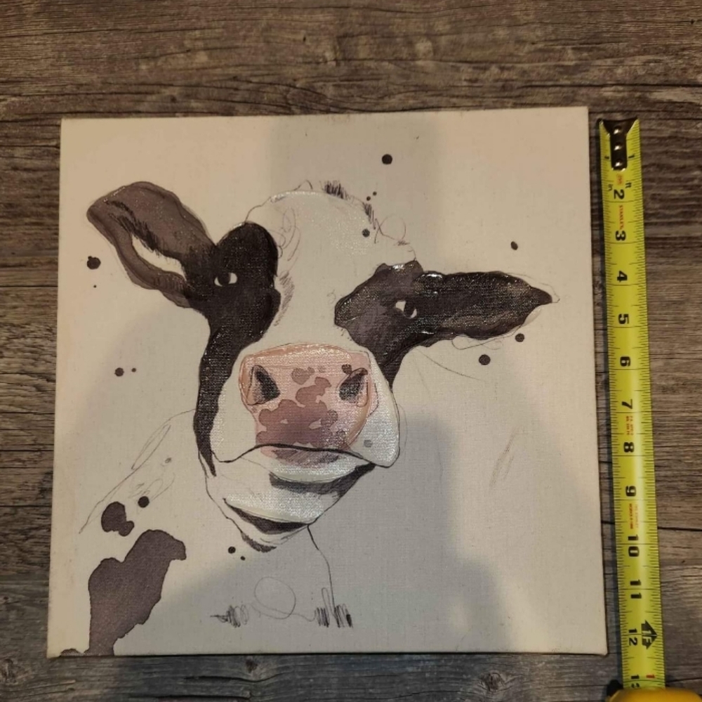 Vintage cow art